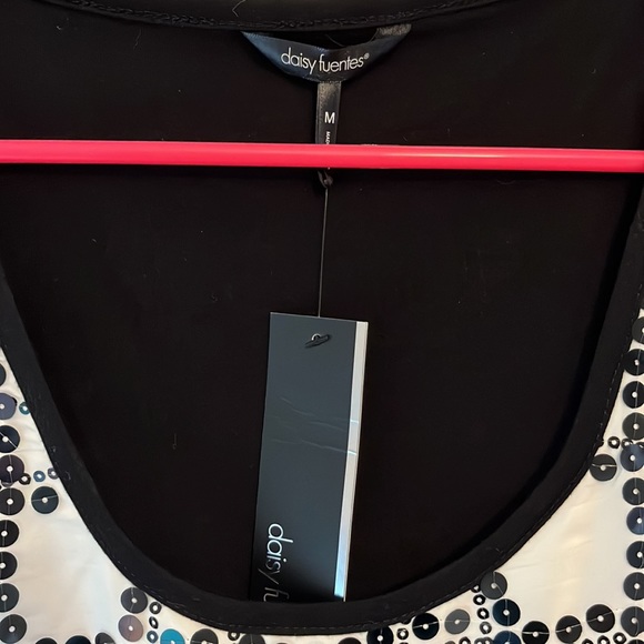 Daisy Fuentes black and white shirt - Picture 2 of 2